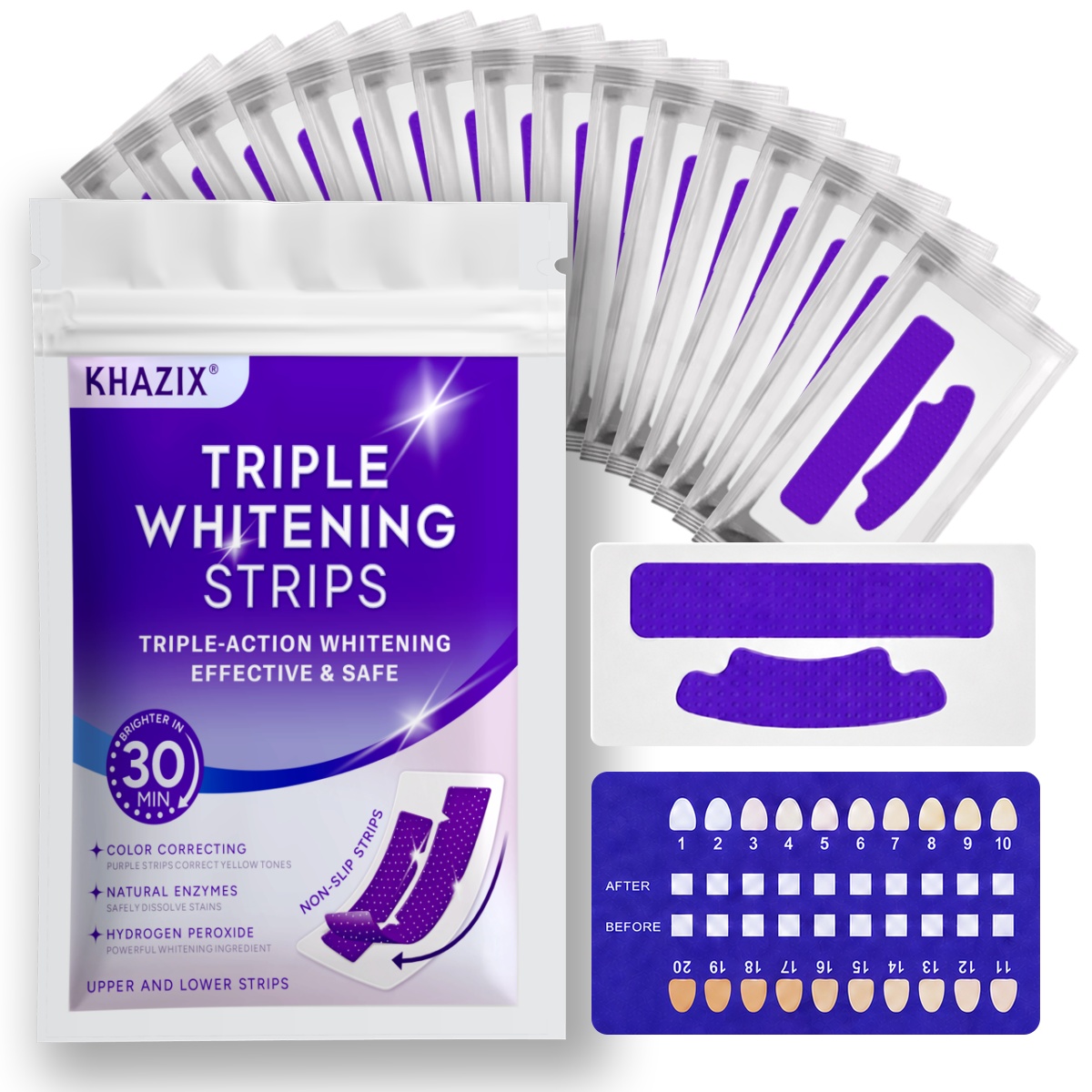 7pcs Dental Care Strips Oral H - Teeth Whitening Kit 评论和价格