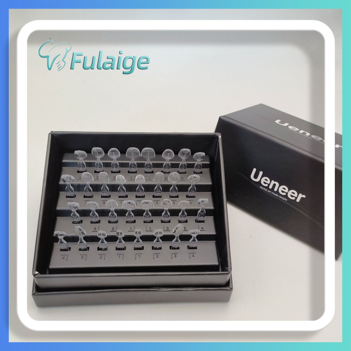 32pcs Press-On Dental Veneer M - Teeth Whitening Moulds 评论和价格